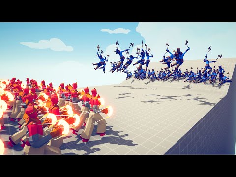 50x DEVOUT GAUNTLET vs 50x EVERY UNIT - Totally Accurate Battle Simulator - TABS