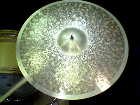 22" CLTB STDD Ride, 2201g - Handcrafted cymbals by Craig Lauritsen..MOV
