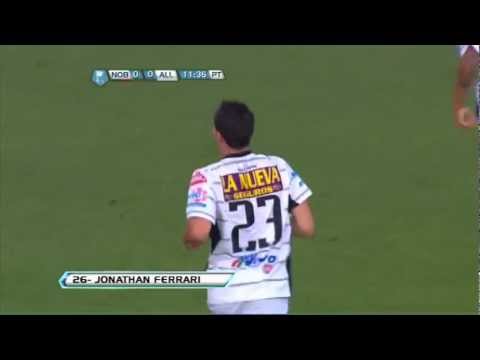 Gol de Ferrari. Newell's 0 - All Boys 1. Torneo Inicial 2012. Fecha 16. Fútbol Para Todos