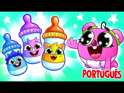 Canção Da Mamadeira | Canções Infantis Divertidas 😻🐨🐰🦁 Por Baby Zoo Português