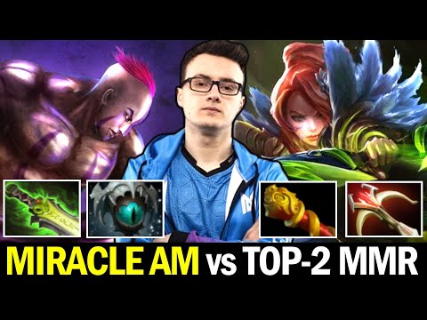 MIRACLE vs TOP 2 MMR — Ethereal Blade AM vs Insane Shackleshot