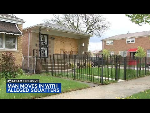 Alleged squatters wouldn't leave man's home, so he moved in with them