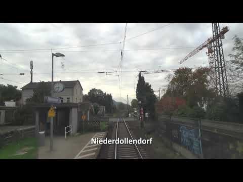 Führerstandsmitfahrt: Troisdorf - Koblenz - Rüdesheim