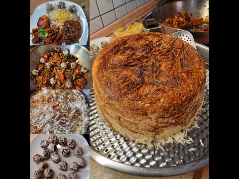 #Reshte_Polo_persischer_Nudelreis_رشته_پلو