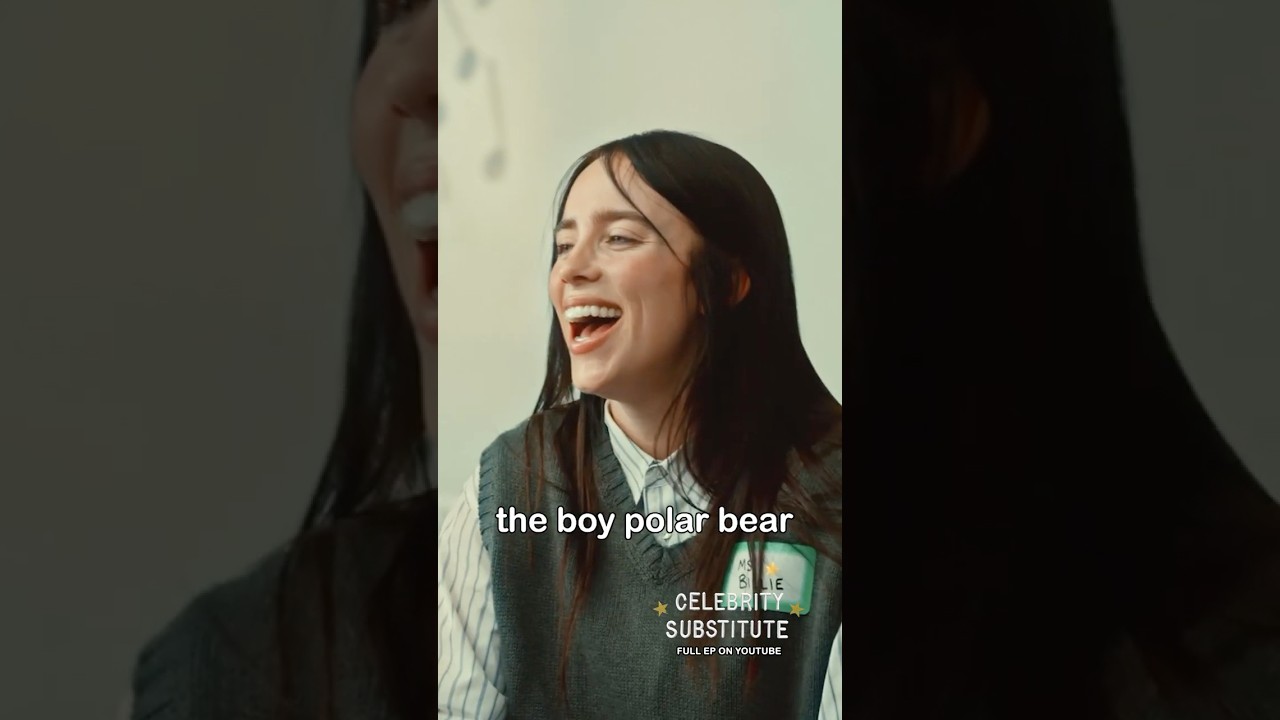 BILLIE EILISH & FINNEAS X CELEBRITY SUBSTITUTE -- 12.19.24 #billieeilish #finneas #comedy #kids