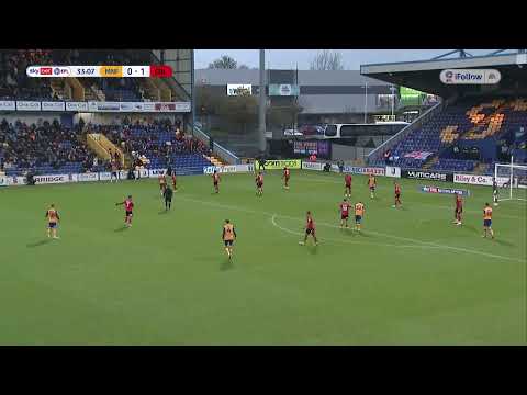 Will Swan scores the first goal against Colchester