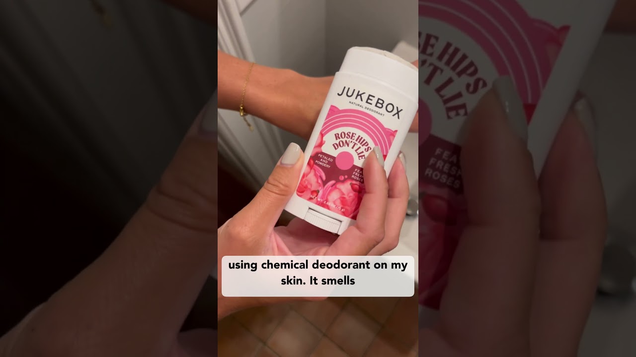 Stop the stink, smell AMAZING with Jukebox #naturaldeodorant