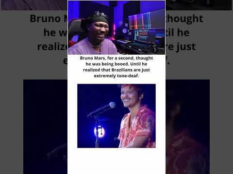 Bruno Mars Thought He Was Being Bood