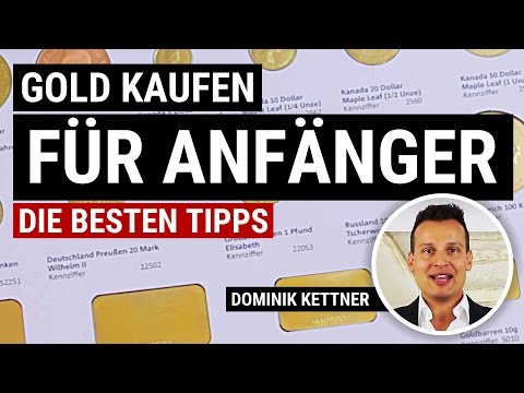 Gold kaufen für Anfänger: Welche Münzen & Barren gibt es?