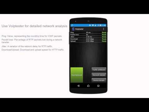 Voiptester: Network Test Tool Video