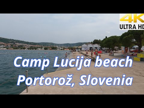 Camp Lucija beach Portorož, Slovenia