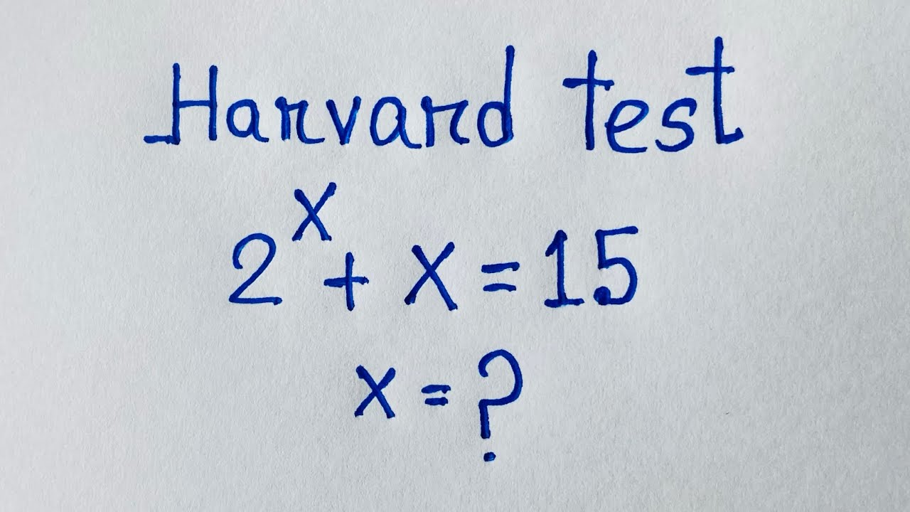 Only 10% students solve this exponential math olympiad question? 