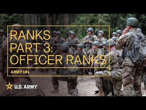 U.S. Army officer ranks explained | Army 101 | U.S. Army