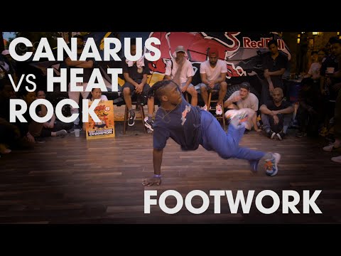CANARUS vs HEAT ROCK // .stance // Footwork FINALS @ Temple Rock 2019