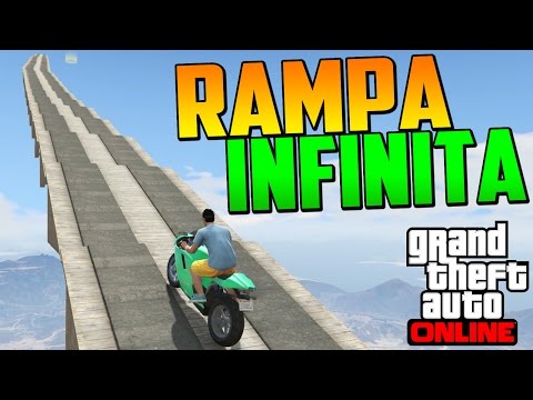 MEGA RAMPA INFINITA!!!! TRIPLE VICTORIA!! - Gameplay GTA 5 Online Funny Moments