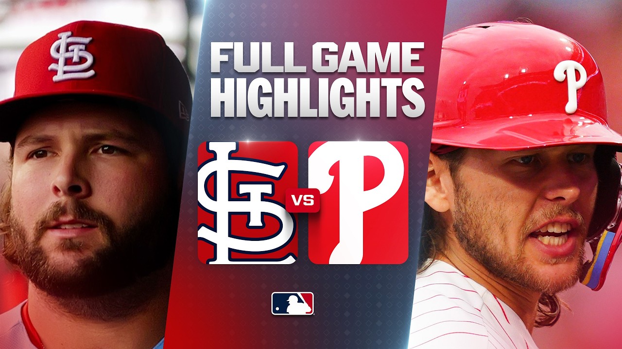 8월23일 세인트루이스 필라델피아 MLB 하이라이트