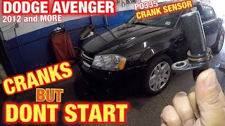 Dodge Avenger cranks but dont start code P0339 crank sensor | car dont start