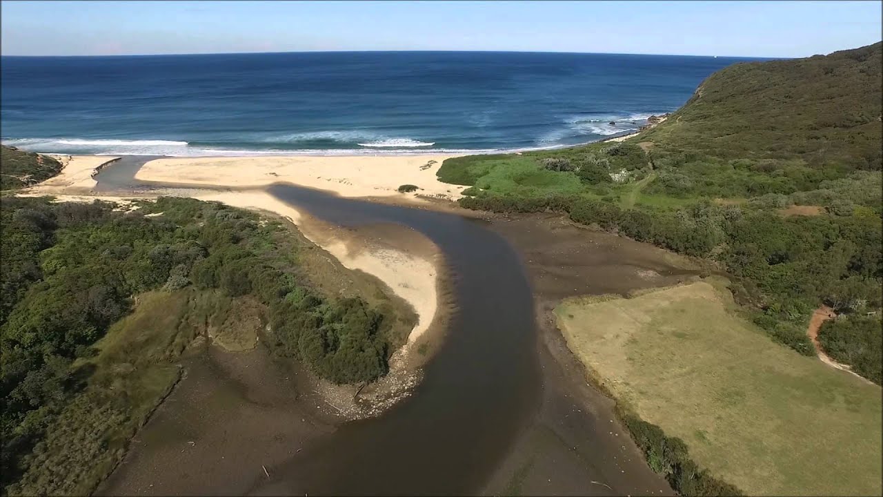 Behold the enchanting aerial views of Glenrock State Conservation Area.