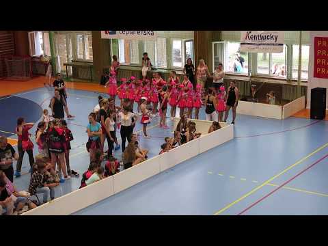 Pražské mažoretky, TJ Sokol Vysočany ktg. Děti mladší, pódiová formace -  2.místo