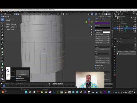 DET 220 - Intro to 3D Modeling in Blender - Fruit Bowls pt.2 - BANANA and Pencil w Bridge Edge Loops