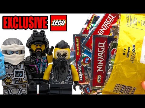 Huge LEGO Mystery Bag of EXCLUSIVE NINJAGO Minifigures!