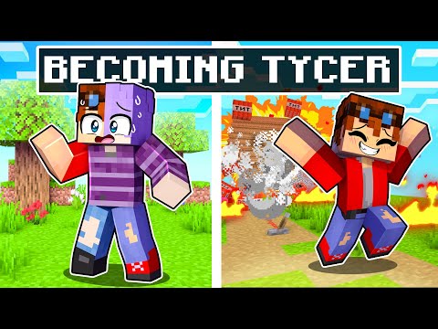 SHOCKING: Friend transforms into TYCER in Minecraft!