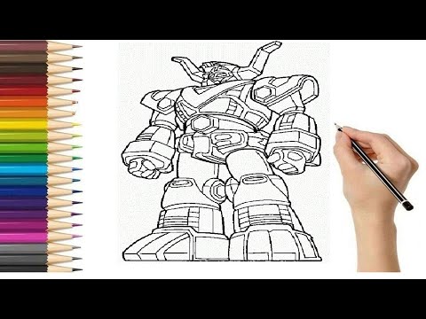 Coloring Pages Megazord Power Rangers