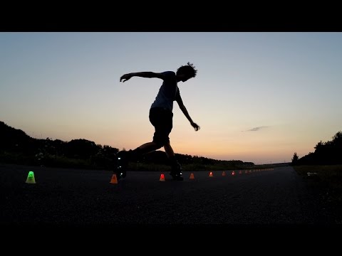 GoPro: Light-Up Slalom Freestyle Inline Skating