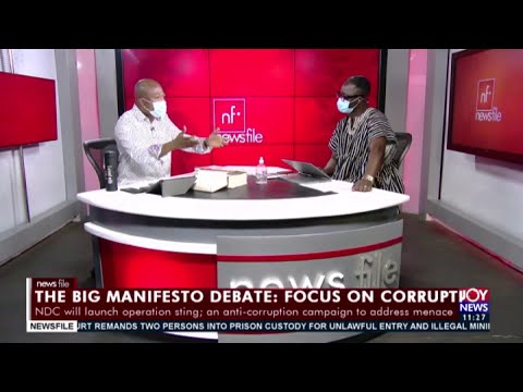 The Big Manifesto Debate: Focus on Corruption - NewsFile on JoyNews (3-10-20)
