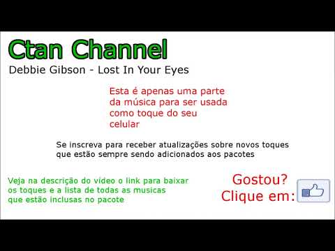 235 - Debbie Gibson - Lost In Your Eyes : TOQUE PARA CELULAR