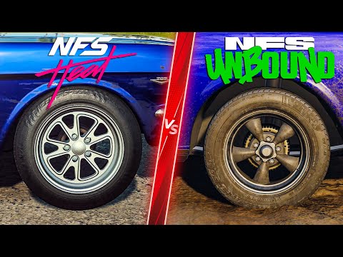 NFS Heat vs NFS Unbound - Direct Comparison! Attention to Detail & Graphics! PC ULTRA 4K