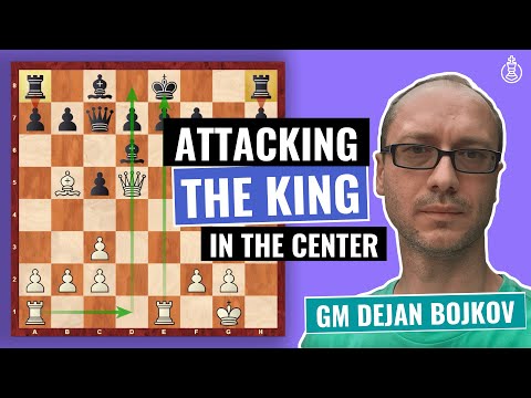 How to attack the King in the Center | Attacking Strategy | Intermediate Level | GM Dejan Bojkov