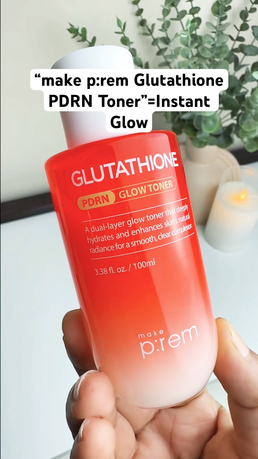 glutathione water drop skin toner make p:rem - PDRN Glow Mini IRON / B12 —