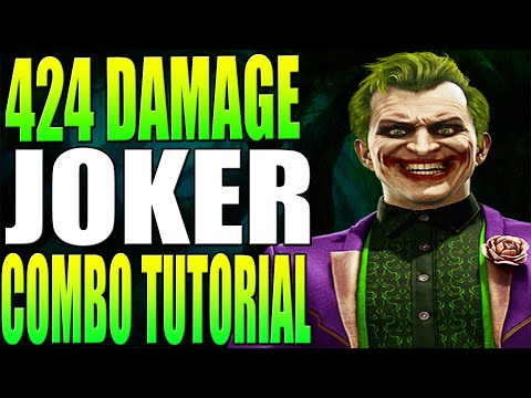 Mortal Kombat 11 JOKER COMBOS - JOKER COMBO TUTORIAL!