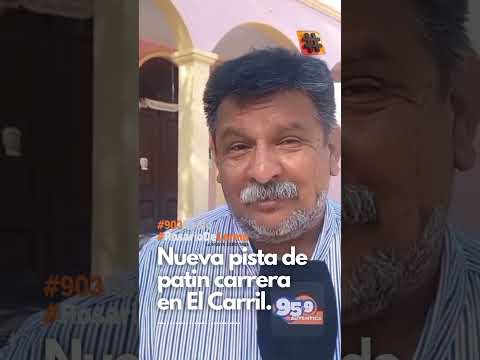 Nueva pista de Patin Carrera en #ElCarril #Salta Intendente Efrain Orosco