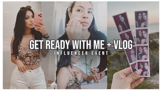 GET READY AND COME WITH ME TO A INFLUENCER EVENT * chit chat + outfit reveal vlog*