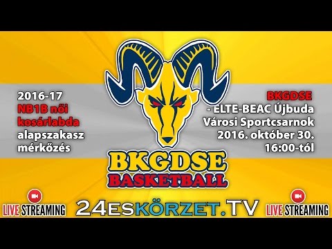 BKGDSE - ELTE BEAC Újbuda NB1B női kosárlabda alapszakasz mérkőzés