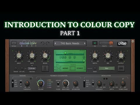 Introduction to Colour Copy (Part 1)