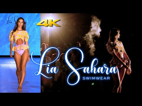 LIA SAHARA SWIMWEAR | 4K | Fashion Runway Show 2021 by DCSW @ SLS Hotel | Miami Swim Week - Jul 08th