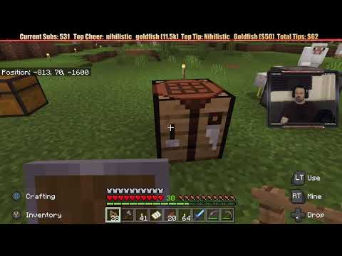 Minecraft "Chill Stream" June 3, 2019 pt2 - Building the Towers