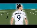 Zlatan Ibrahimovic Cartoon - Amazing volley goal - LA Galaxy vs LAFC 4-3