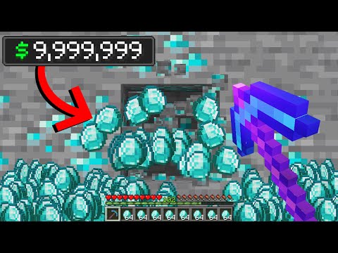 Insane Minecraft Glitch: Diamonds = Money!