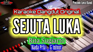 Download lagu SEJUTA LUKA KARAOKE NADA PRIA RITA SUGIARTO_Karaoke Dangdut Original_Peconk Java Band mp3
