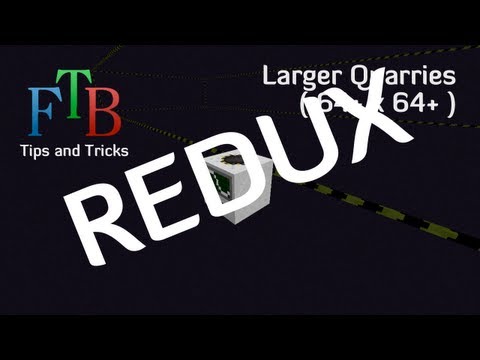 β009 Feed The Beast Tips and Tricks E08 - Larger Quarries Redux (188x188)