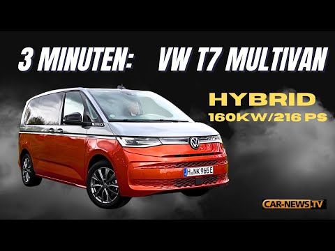 3 Minuten VW T7 Multivan - Alltagstest der Legende