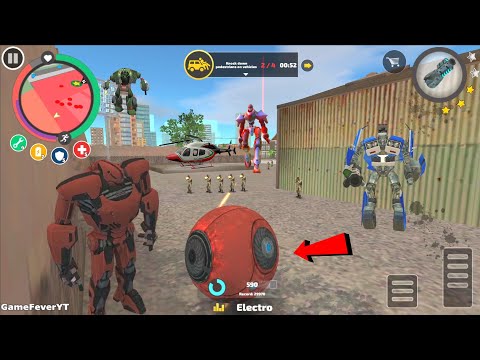Rope Hero: Vice Town (Transformer Ball Fight Army Base Camps) Ball vs Zombies - Android Gameplay HD