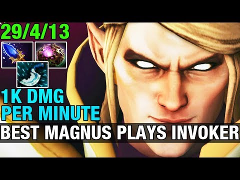 BEST MAGNUS PLAYS INVOKER - Ar1se 7.3K  -Dota 2
