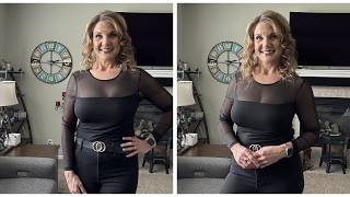 Mesh Long Sleeve Top Review — Chic and Perfect by Zeagoo! #ad