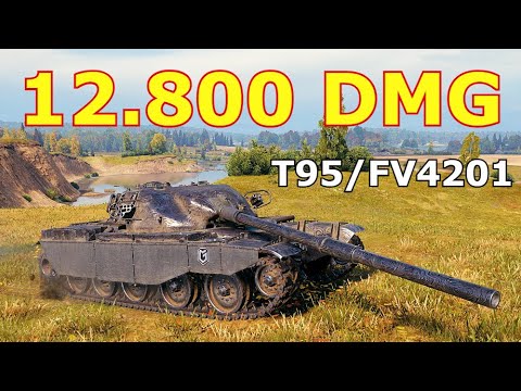 World of Tanks T95/FV4201 Chieftain - 4 Kills 12,8K Damage
