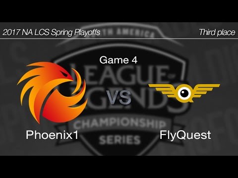 [ Phoenix1 vs FlyQuest ] Game 4 - 2017 NA LCS Spring Playoffs Third place 170423